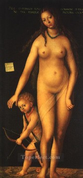 Desnudo Painting - Venus y Cupido Lucas Cranach el Viejo desnudos